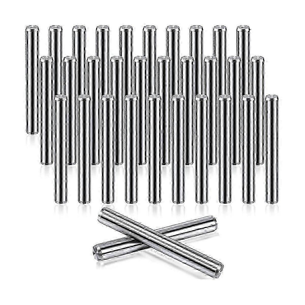 32 τεμάχια 5 mm x 40 mm Στηρίγματα ραφιών Μανταλάκια Ράφια Πείροι πείρων Καρφίτσες ραφιών από ανοξείδωτο ατσάλι Μεταλλικό βιβλίο PrettyJ