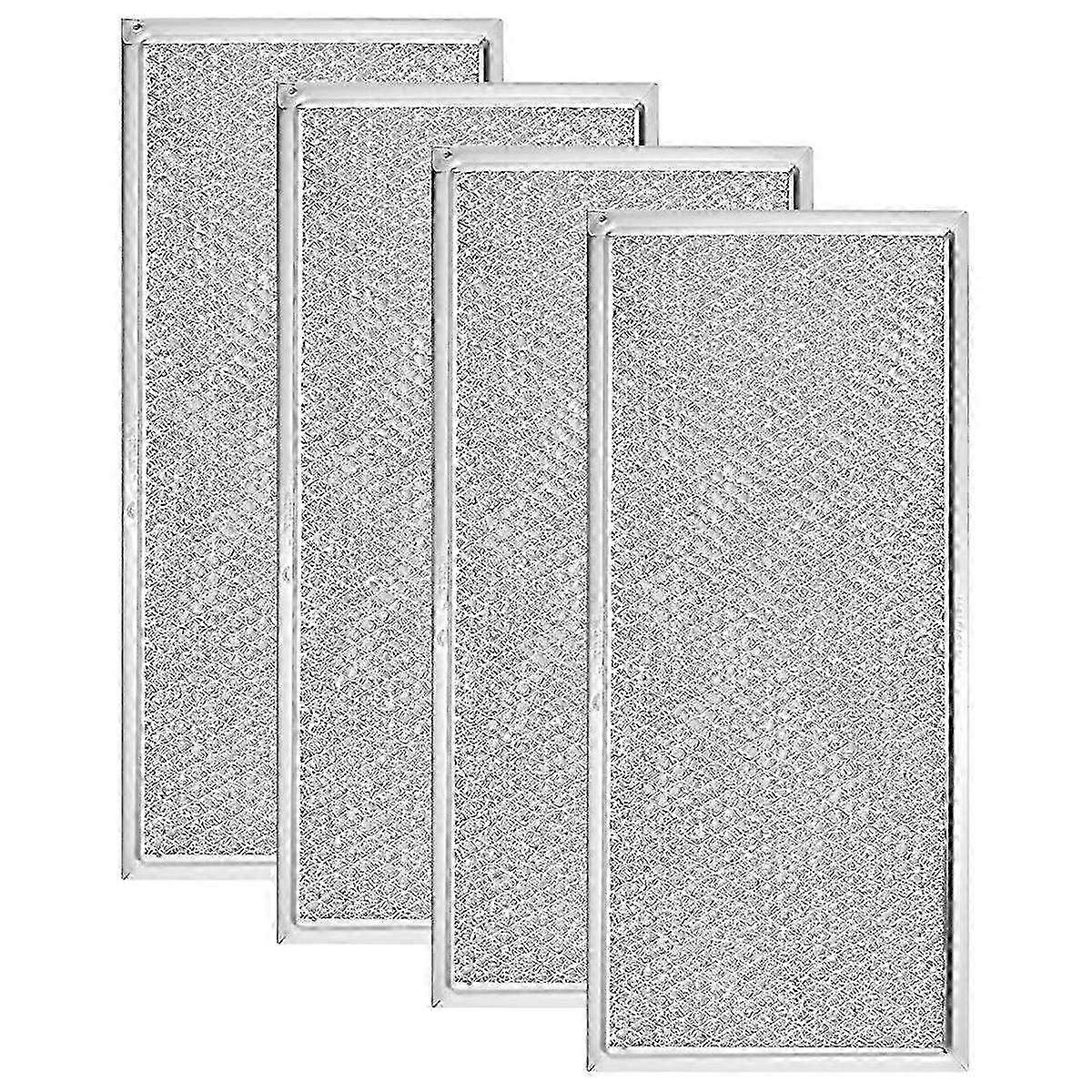 4PCS W10208631A Microwave Grease Filter Aluminum Mesh Filter for Microwaves Replaces Filter
