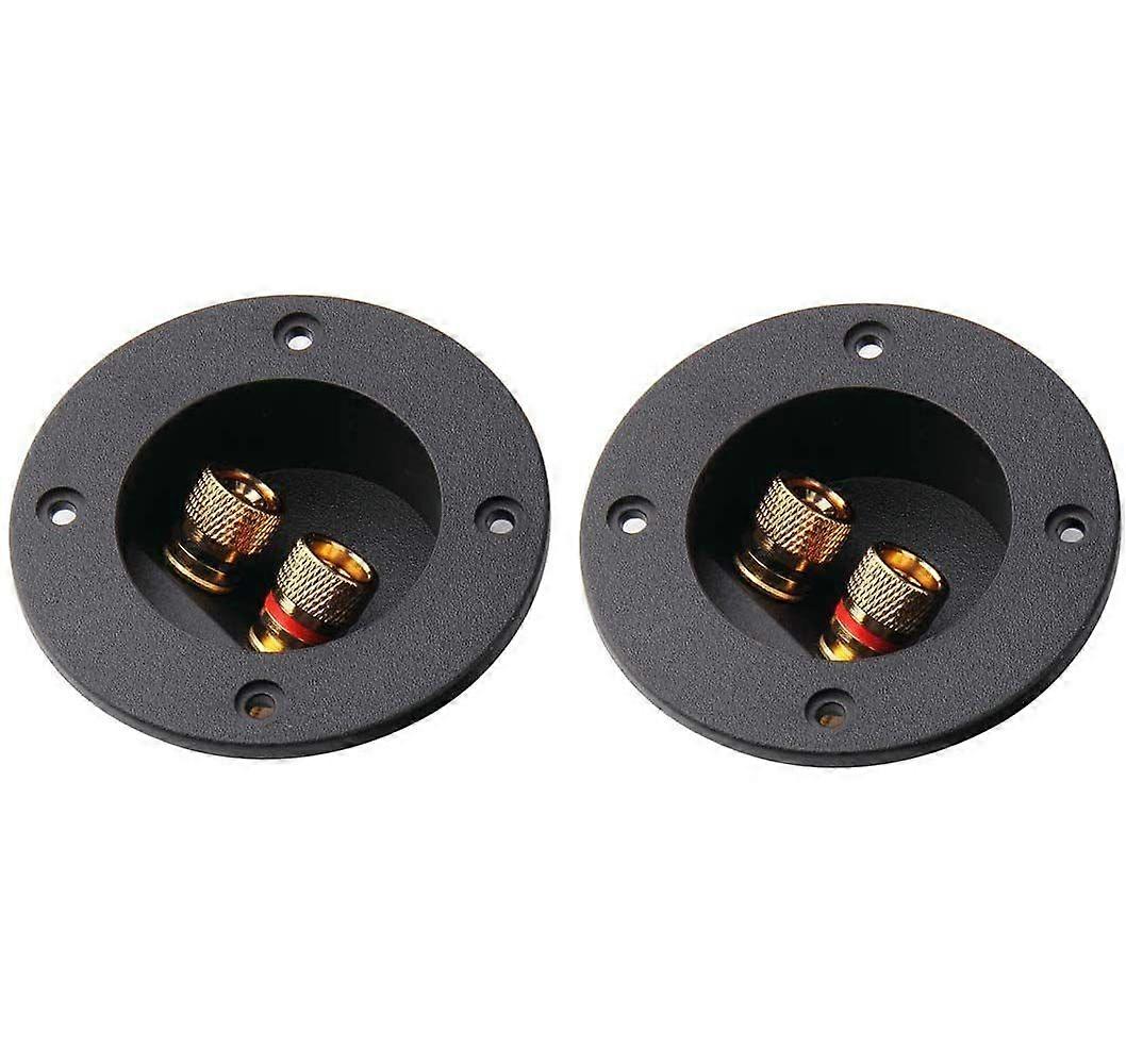 Way Speaker Terminal Block 2pcs Speaker Terminal Binding Post for Subwoofer Cable Plugs Terminals