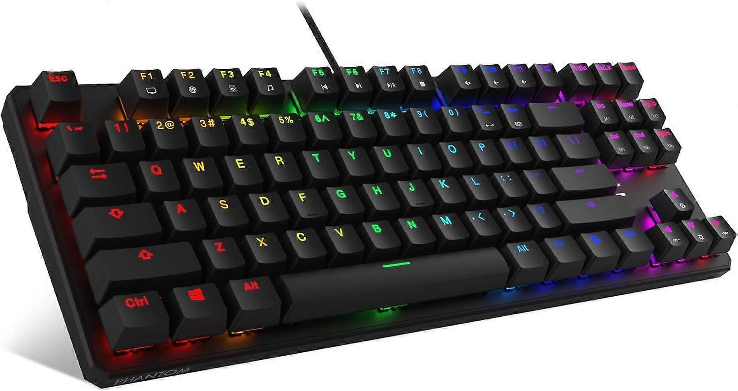 RGB Backlight Mechanical Keyboard, Outemu Blue Switch for High-Performance Gaming and Typing