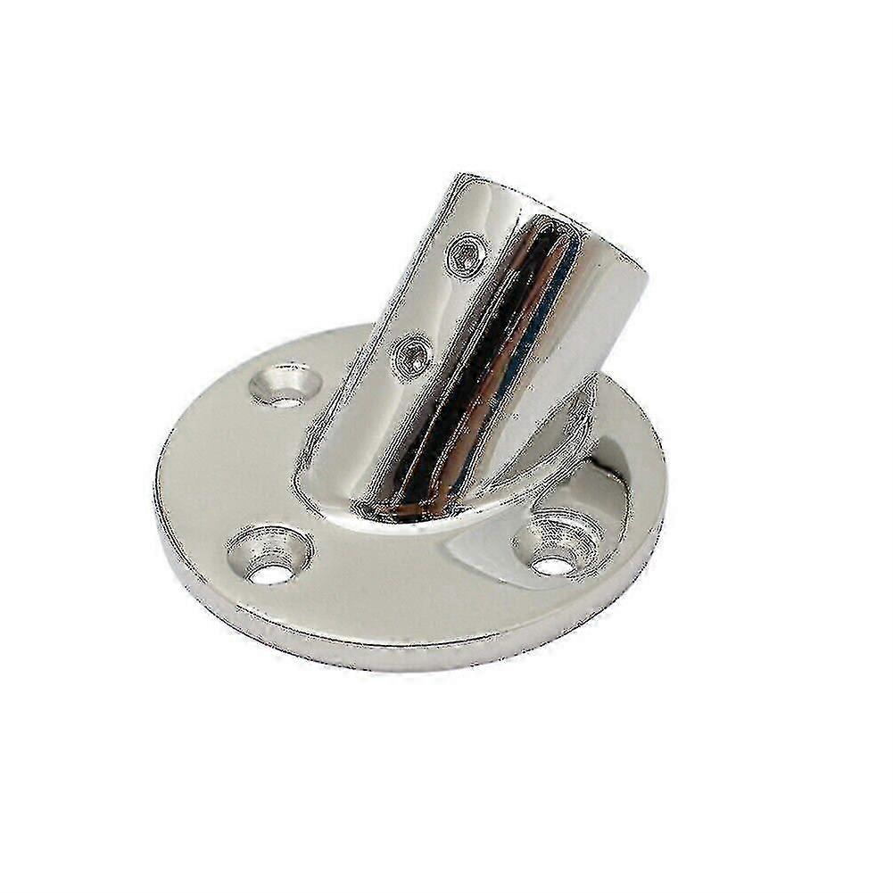 316 roestvrij staal 60 graden bootdek leuning montage 22 mm basisbuis (zilver) (1 stuk)