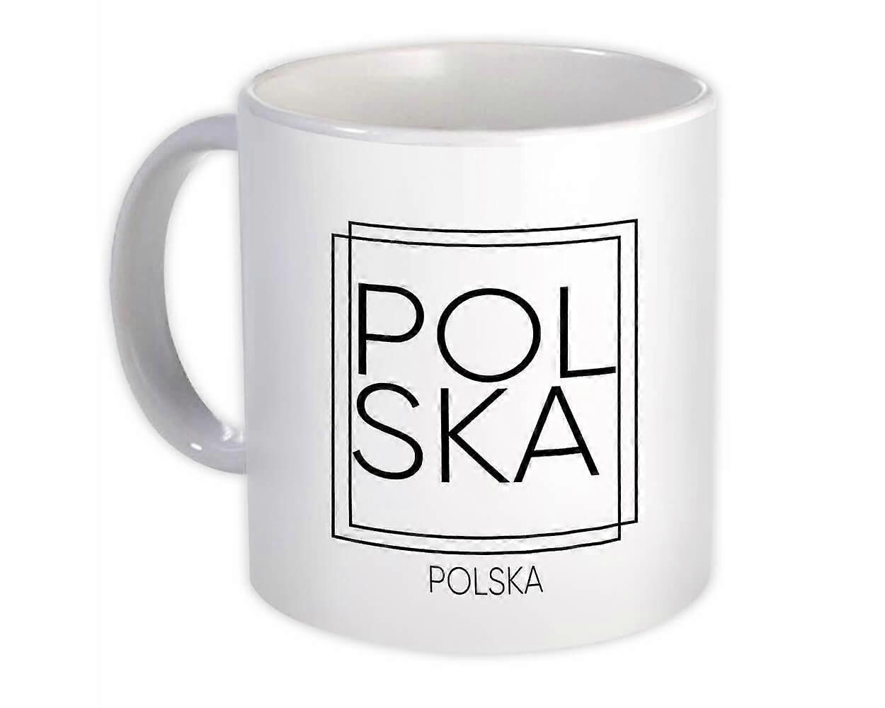 Gift Mug: POLSKA Poland Square