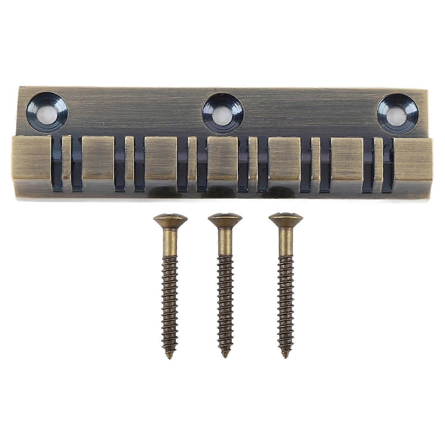 12 String Guitar Bridge Alloy Bronze Color Electric Guitar Bridge Replacement for LP EPI