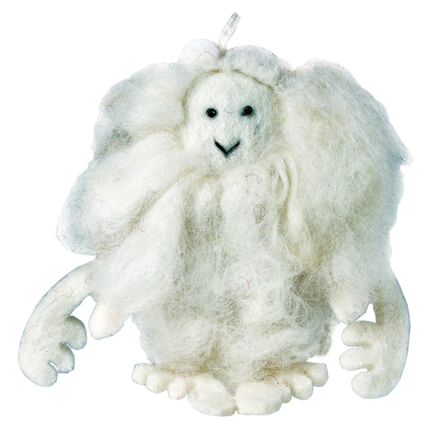 Vit filt Yeti Prydnad Vilda Woolies