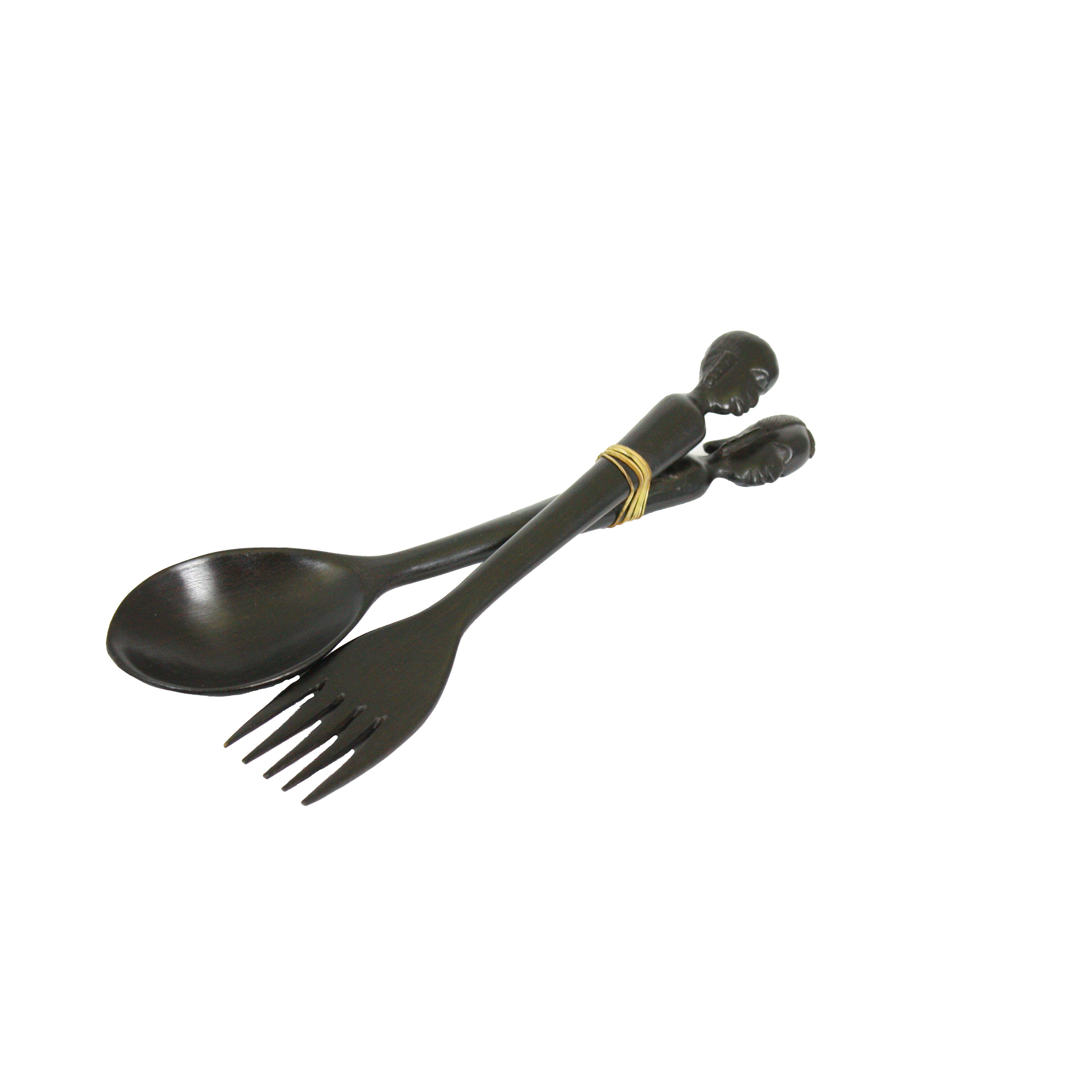 Ebony Medium Salad Set