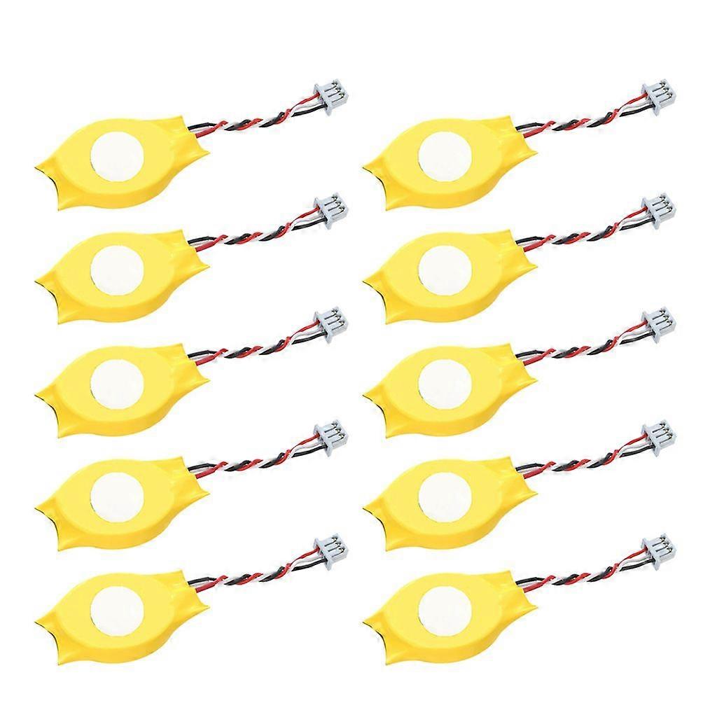 10pcsノートブックBIOS CMOSバッテリーラップトップCR2032ワイヤー3ピンマザーボードワイヤー