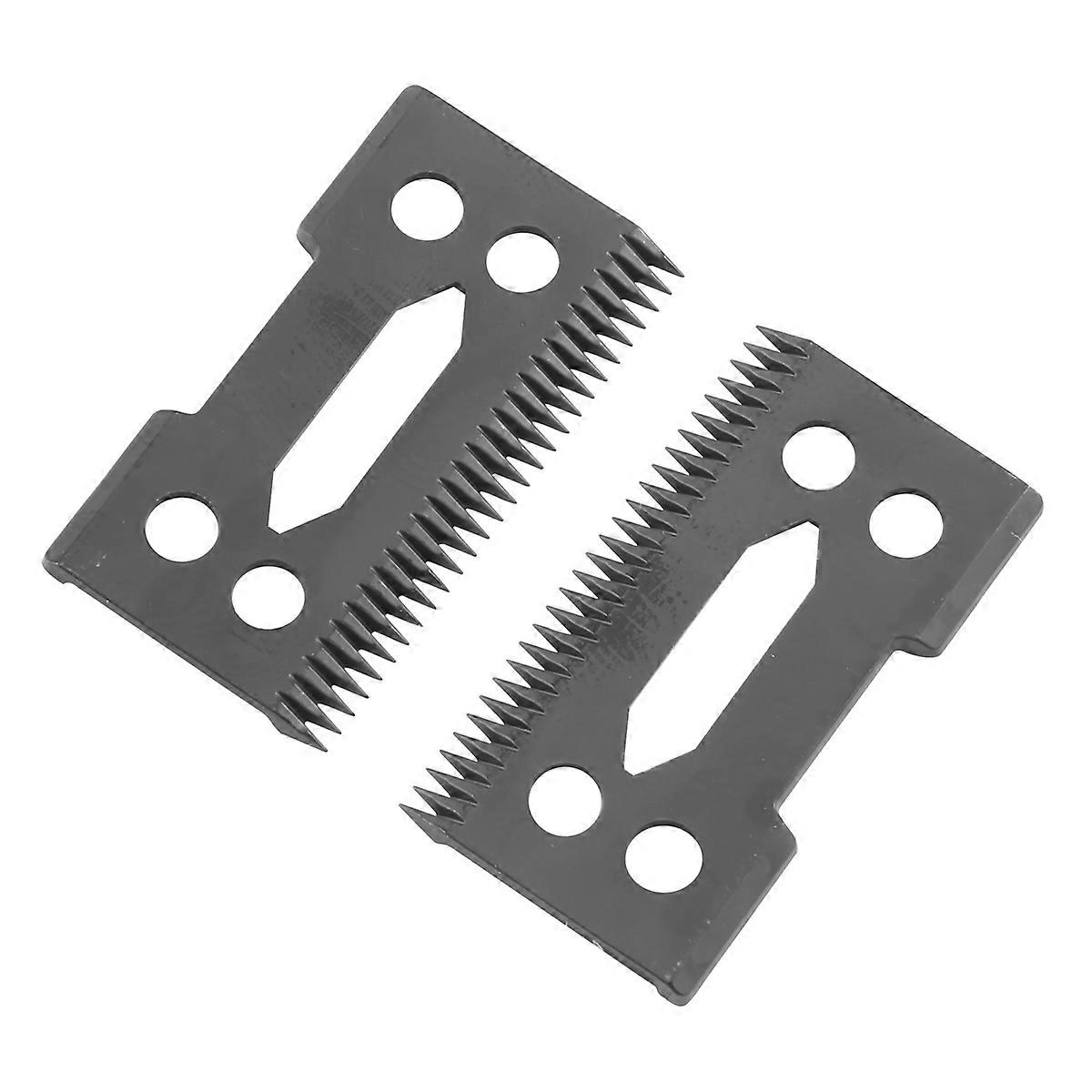 2 Pcs Ceramic Blade,28 Teeth Replacement Cutter 2-Hole Clipper,Black