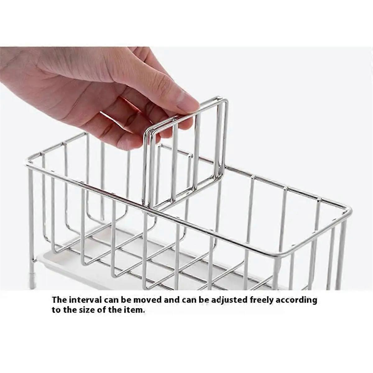 Kitchen Sink Sponge Holder storage Rack for Sink
