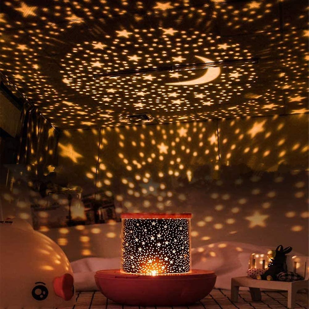 Led Star Projector Remote Control And Timer Design Night Light For Kids