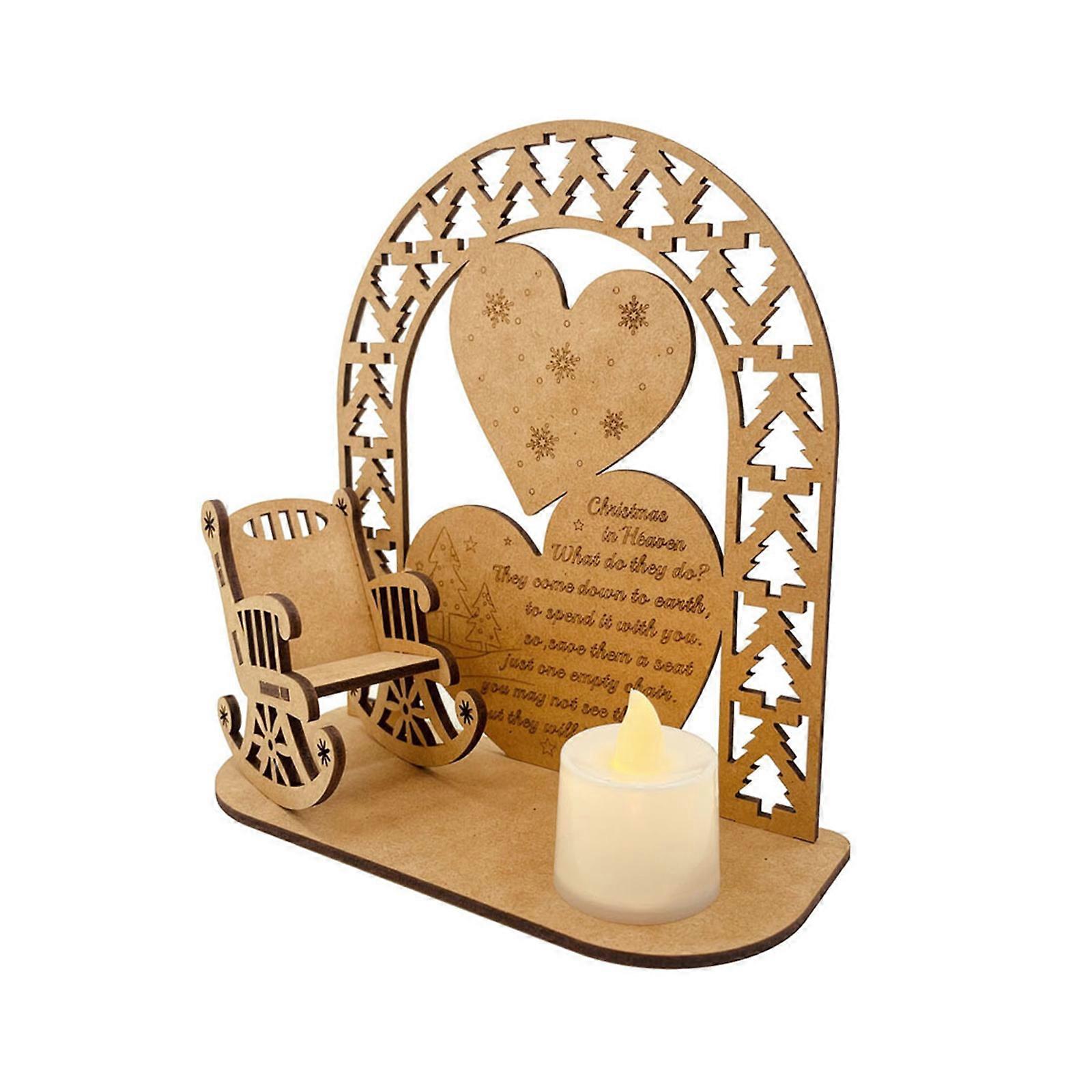 Minnesgåvor Julprydnader i trä Minneshantverk för barn Flickor Pojkars Sovrum