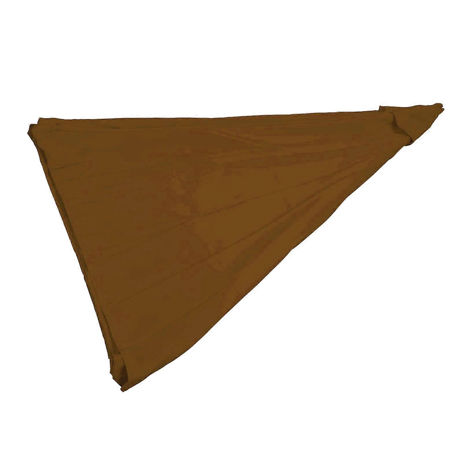 Patio Umbrella Canopy 2.3m 7.5ft Khaki UV Resistant Polyester
