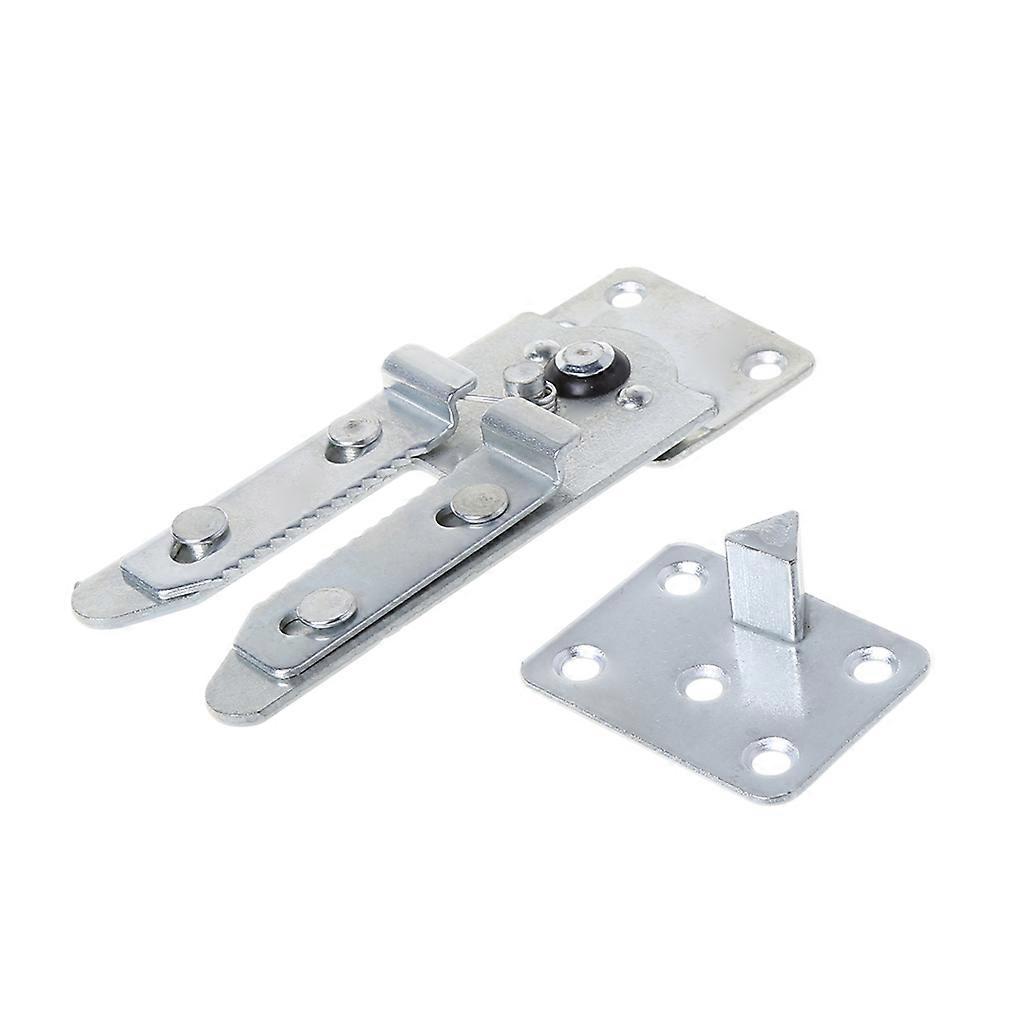 Charnière de canapé Support caché Support de lit fonctionnel Connecteur sectionnel de meubles Argent