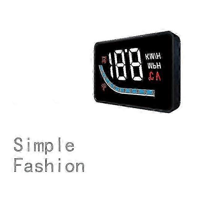 L1 Hud Car Head-up Display Durable Practical And Convenient Water Temperature Per Hour Obd Car Display