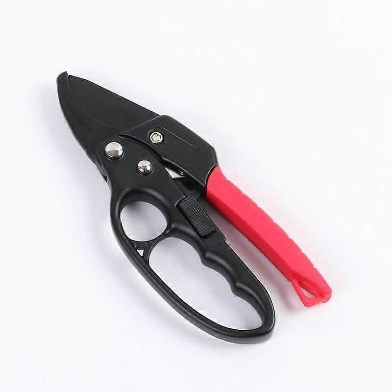 Multi-Purpose Ratchet Pruning Shears Model Black/Red