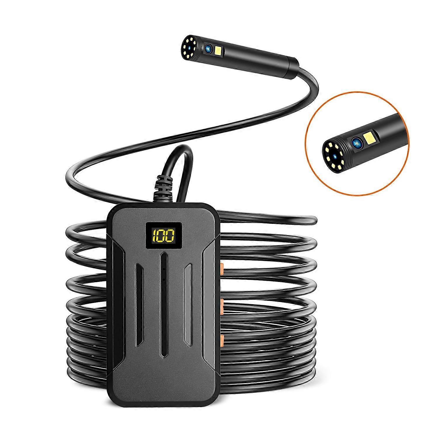 5.5mm Dual Cameras Digital Endoscope 10m Hard Cable