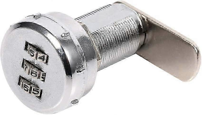 Code Lock Coded Drawer Cabinet Lock 3-Digit Combination Code Zinc Alloy(17~23mm Wooden Wardrobe)