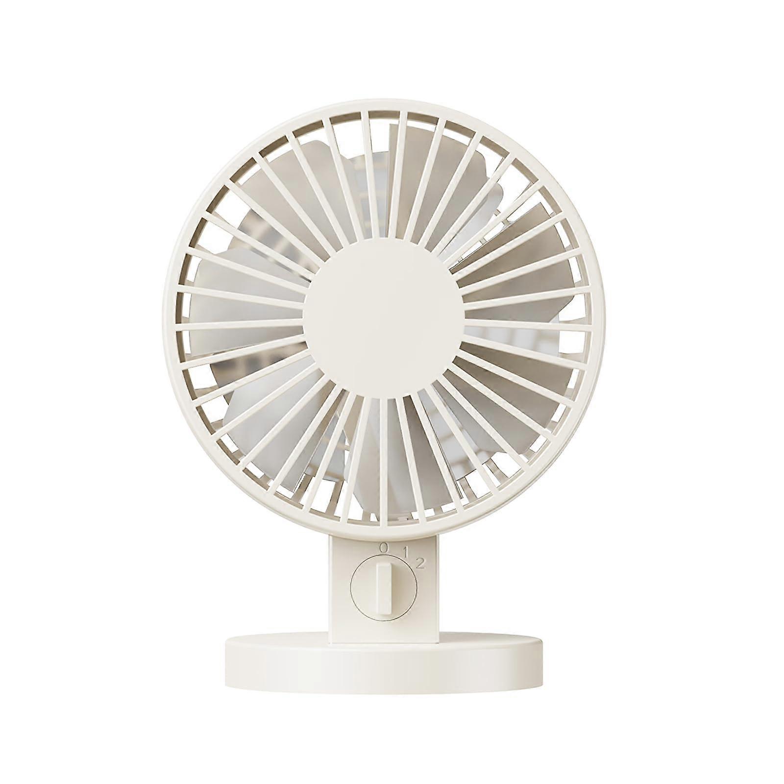 Desk Fan USB Table Fan 2-Speed Portable Desktop Cooling Fan For Home Office Bedroom Library