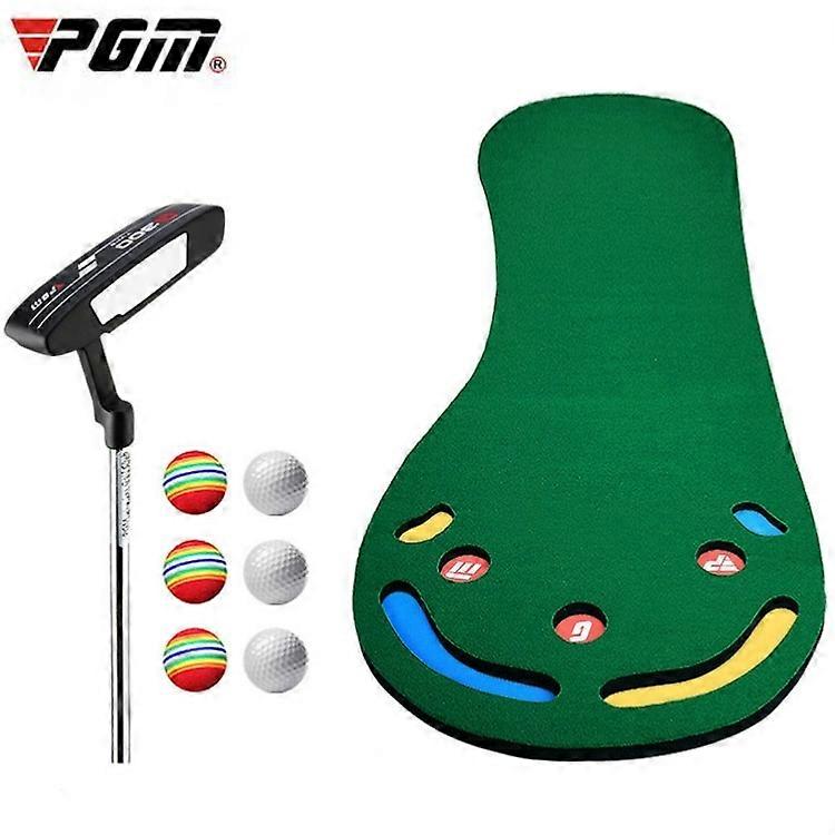 Golf Practice Blanket, Style:Woolen Blanket with Putter and Balls Woolen Blanket