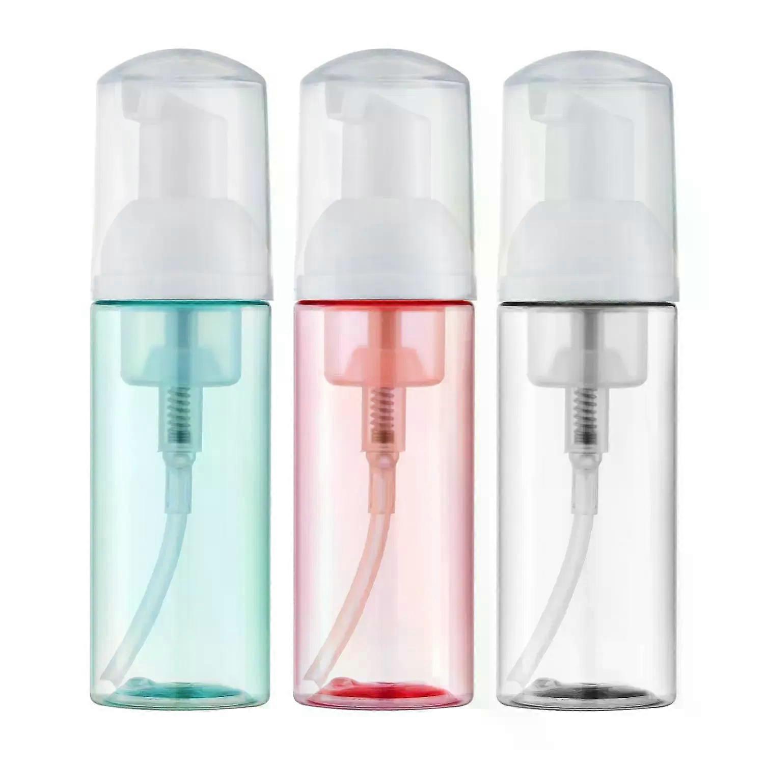 3 Pcs Foam Pump Bottle Travel 2 oz Small Size Mousse Foam Soap DispenserRefillable Pump Containers Foaming Hand Soap Refills