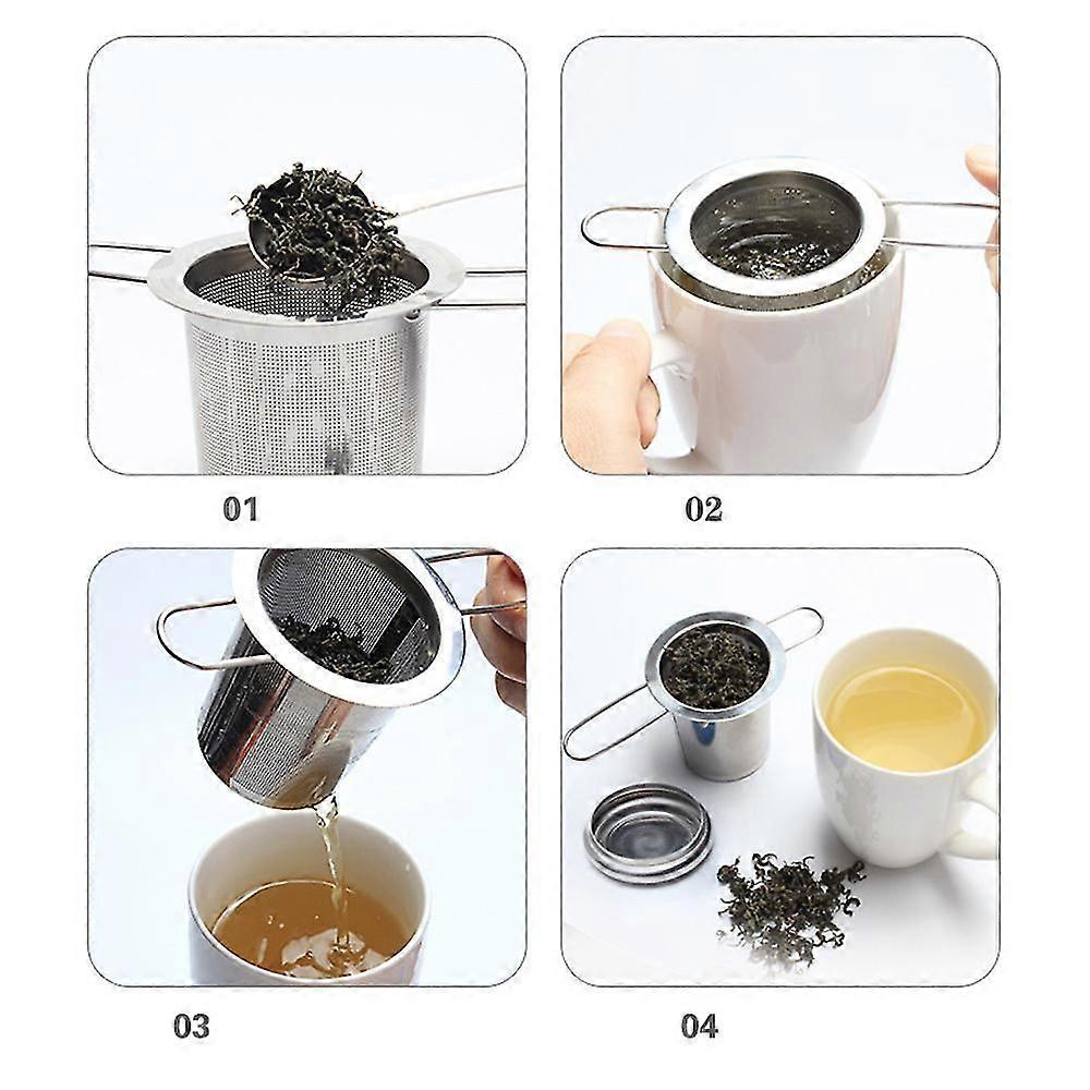 Tea Strainer Infuser Sieve Mesh Kitchen Utensils Traditional Loose Leaf Filter Tool