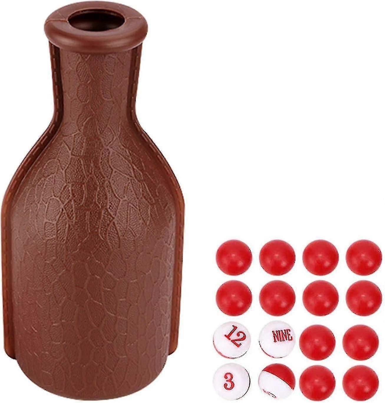 Billiard Pool Shaker Pool Snooker Billiard Table Kelly Pool Shaker Bottle With Red And White Tally Peas