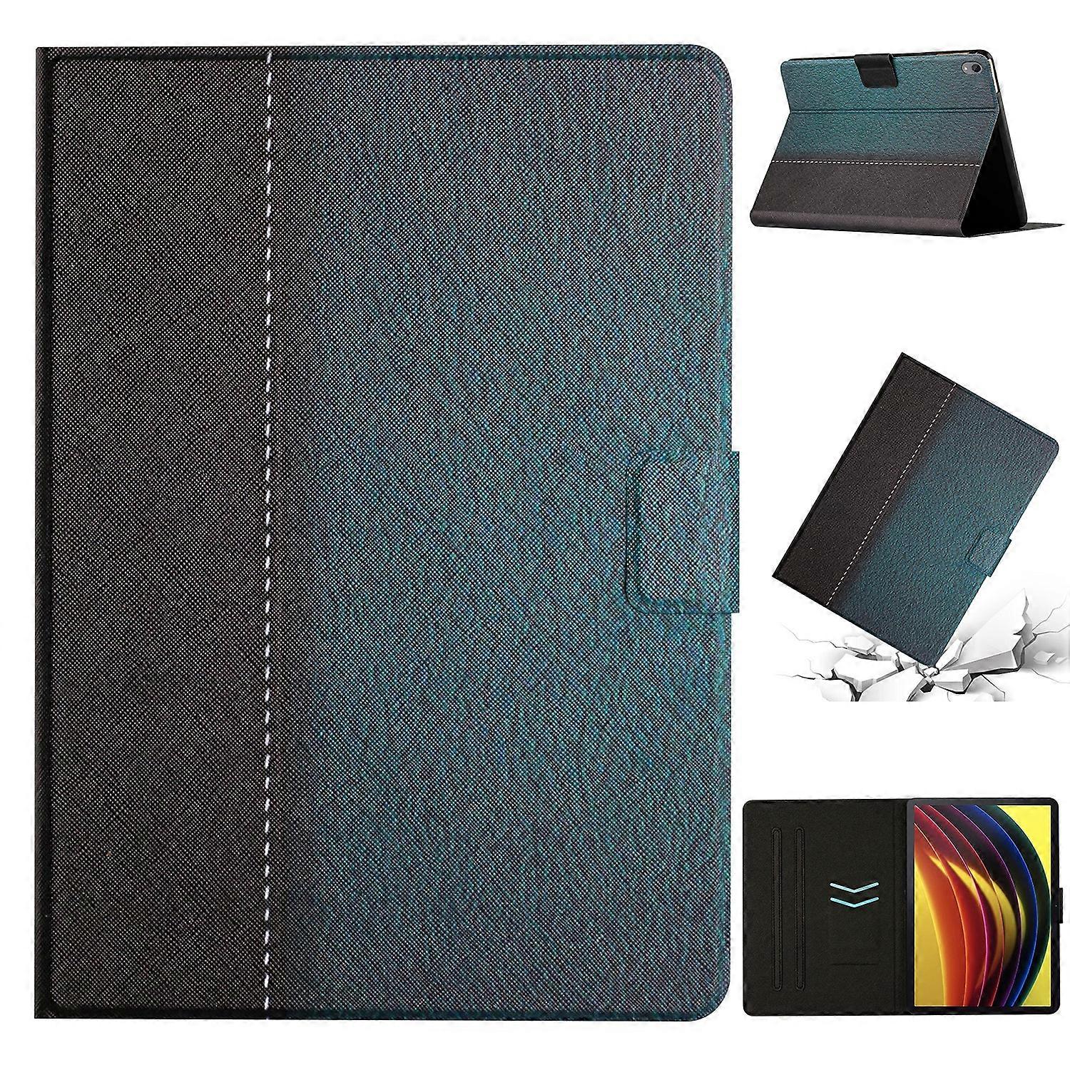 For Lenovo Tab P11 Stitching Solid Color Smart Leather Tablet Case