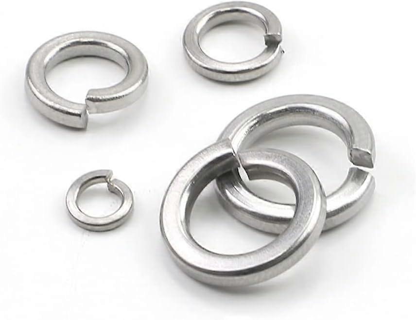 Split Lock Washer,Spring Lock Washers,1-100pcs Spring Lock Washer M2 M2.5 M3 M4 M5 M6 M8 M10 M12