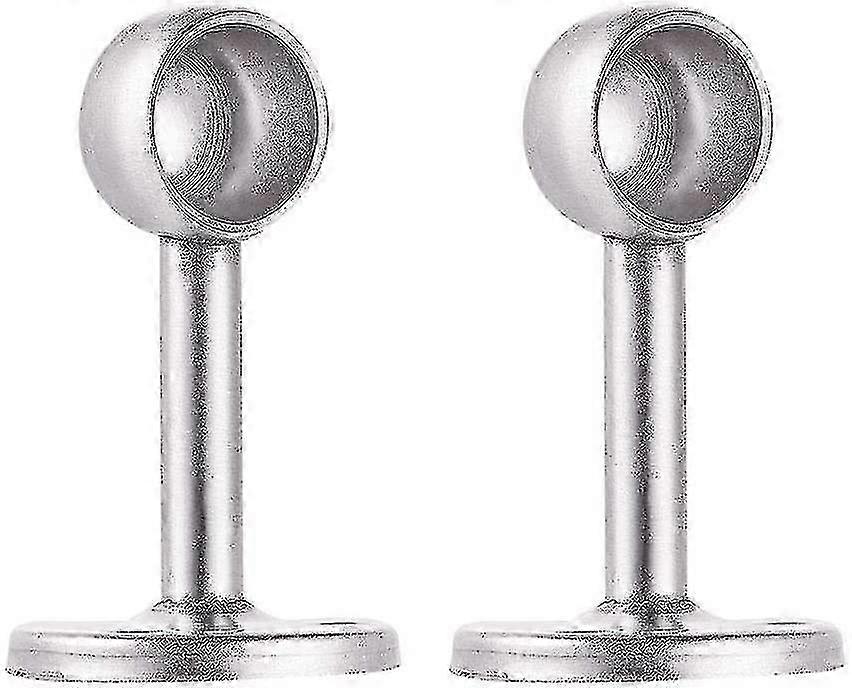 LM 2 Stainless Steel Wardrobe Rod Brackets SFE