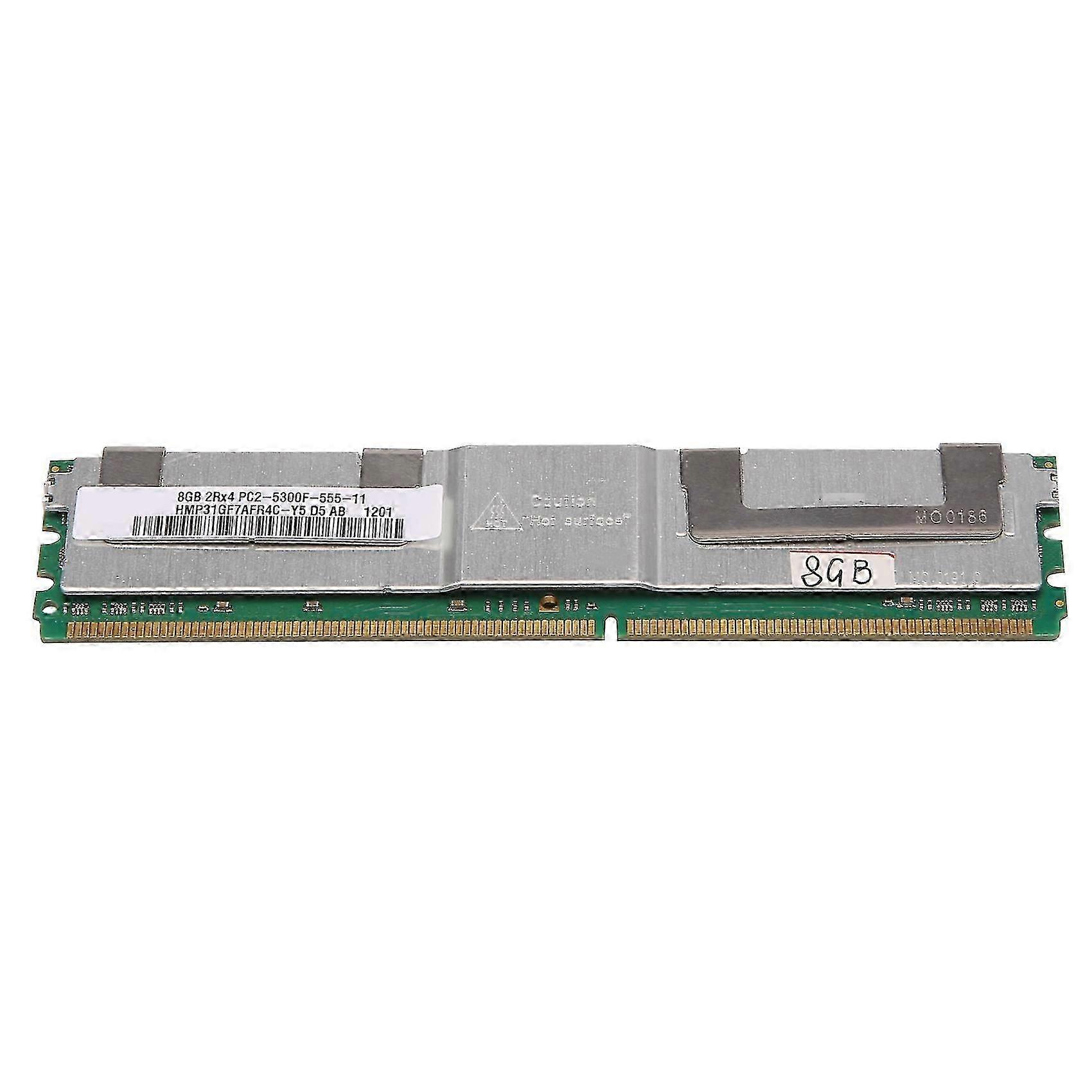 DDR2 8GB Ram Memory 667Mhz PC2 5300 240 Pins 1.8V FB DIMM with Cooling Vest For AMD intel Desktop Memory Ram(A)
