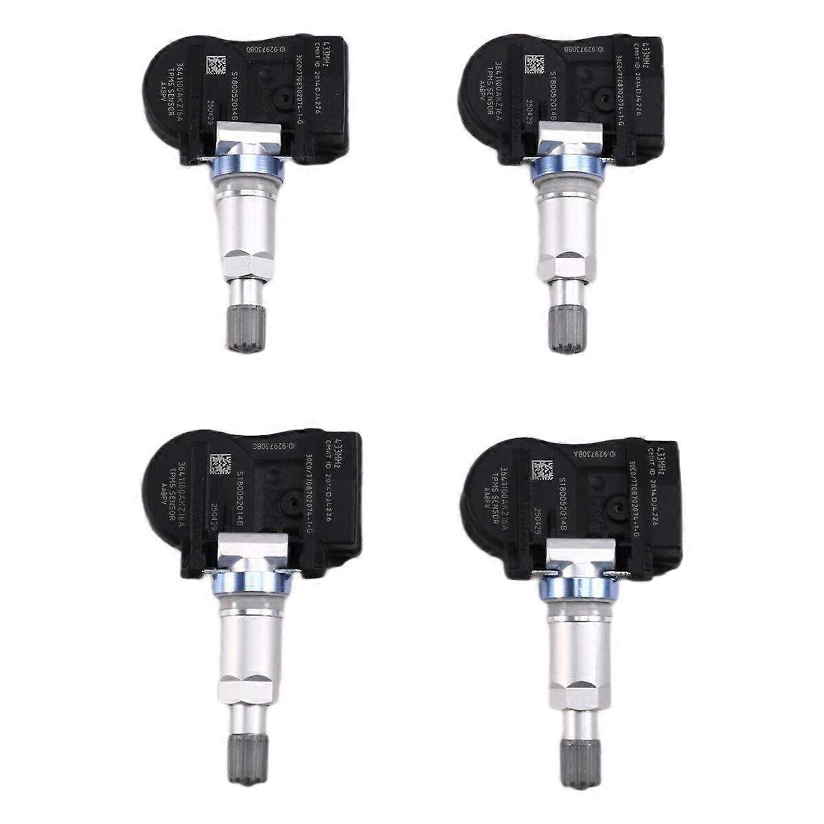 4Pcs TPMS Tire Pressure Monitor Sensor 3641100AKZ16A 433MHZ