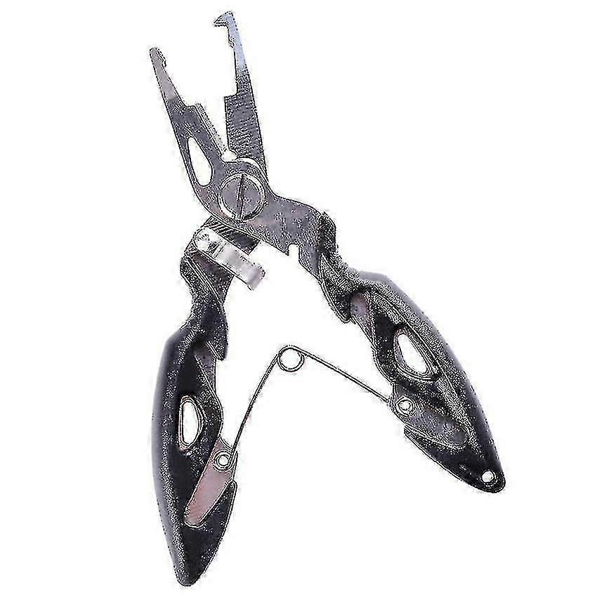 multifunction fishing pliers line cutter scissors, hook remover tools