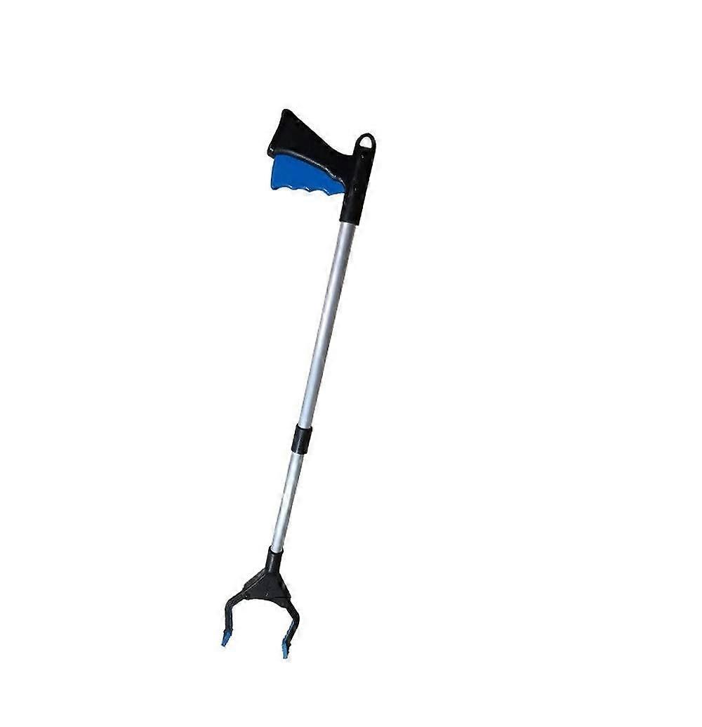 31-Inch Foldable Litter Picker Tool with Aluminum Design and Rotating Rubber Gripper for Easy Reaching