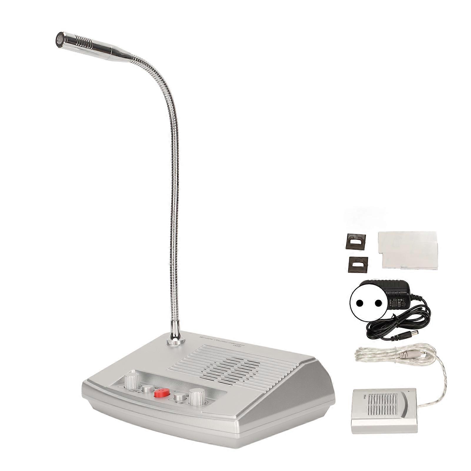 Window Intercom Premium Sensitive Mic Flexible Control Window Speaker System for Bank Hospital