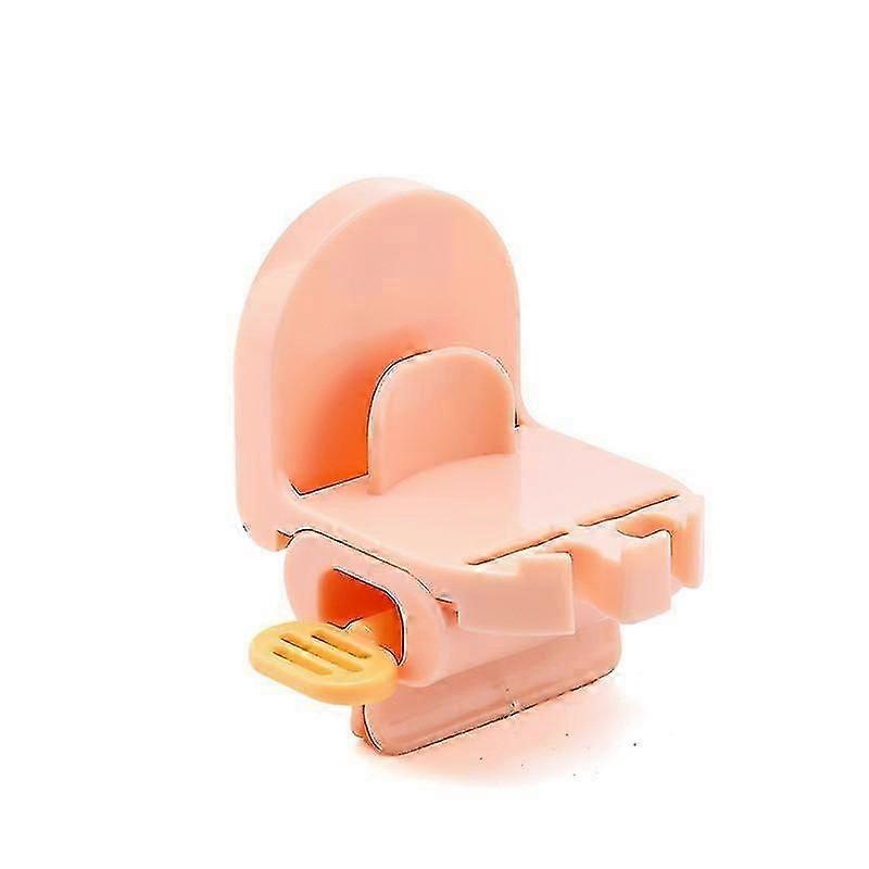 Wall Mounted Punch-free Manual Toothpaste Squeezer Home, Toothpaste Squeezer Dispenser Easy Install And Space Saving(1 Set, Pink)