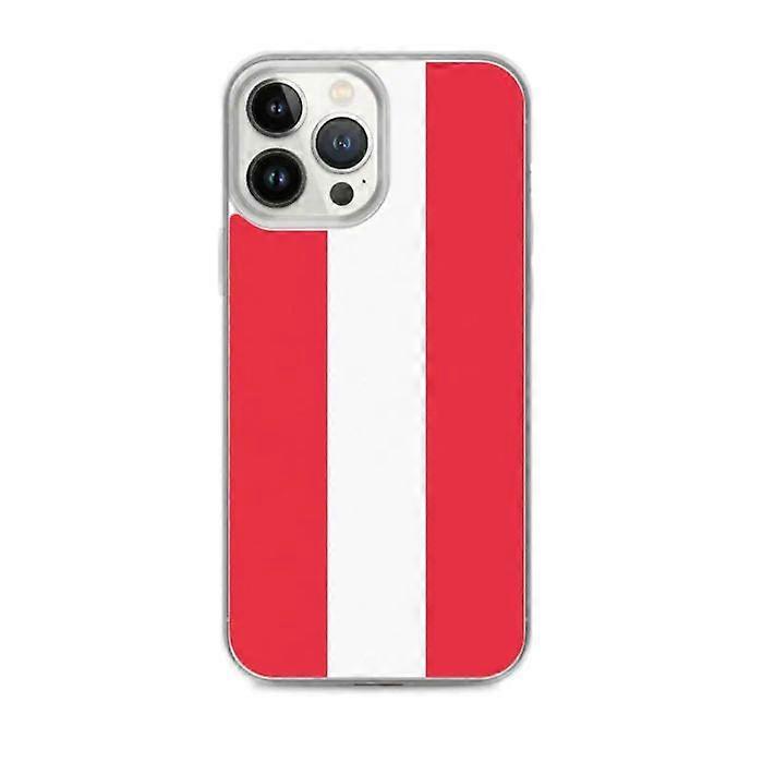 iPhone Case - Austria Flag - iPhone 13 Pro Max - Soft - Multicolor - Transparent TPU