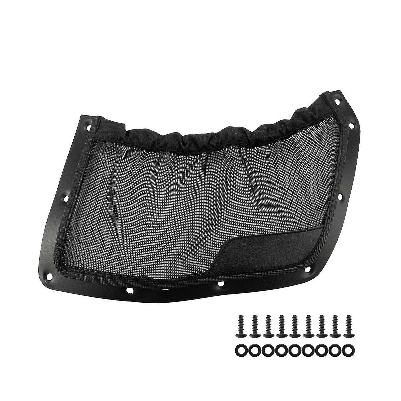 UTV Back Storage Pocket Mesh Holder Bag Organizer Backrest Storage Net Bag with Mounting Screws