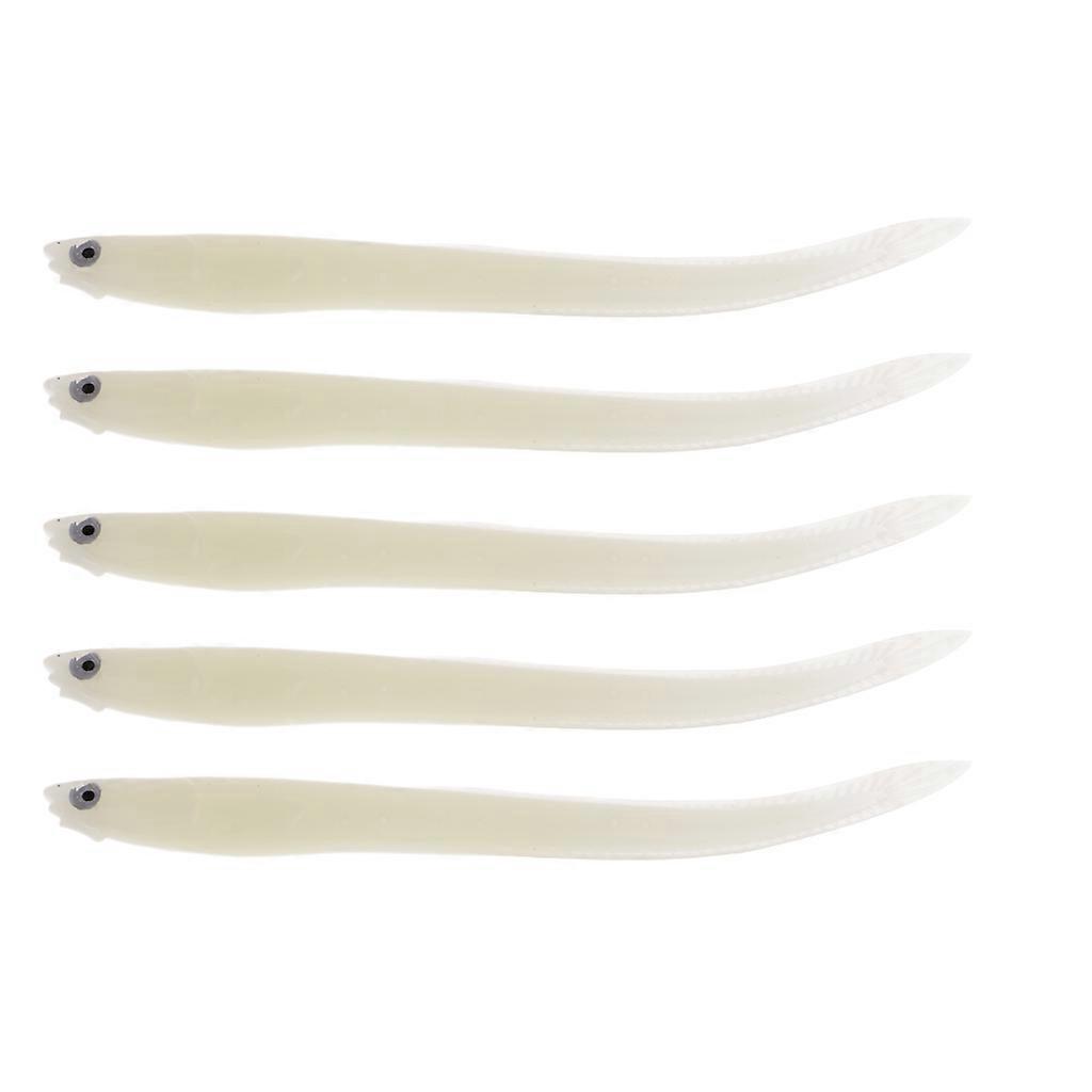 5 Pcs Soft Fishing Lifelike Eel Simulation 3D Eyes