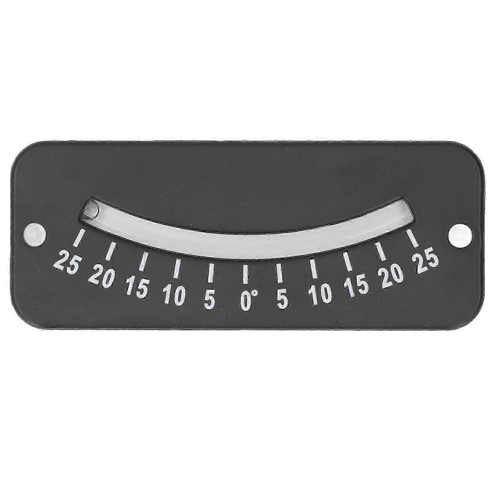 25 Glassrør Inklinometer Klar Skala ABS Mini Vinkeltester