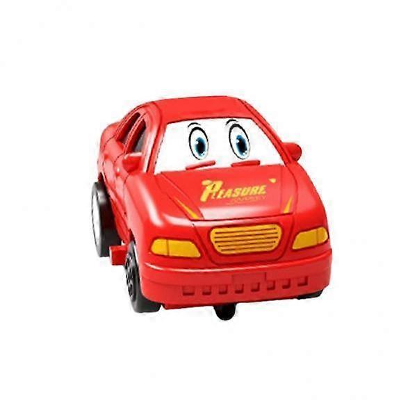 5xPuzzle מסלולי רכב צעצוע תרגול מיומנויות מוטוריות Monetssori בניית צעצוע רכבת מכונית אדום