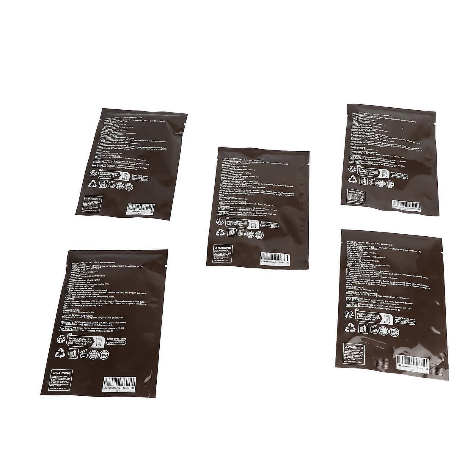 Ansigtsløftning V-form Løftende masker Anti-Slip Fast Hud Ansigt Stramme Maske