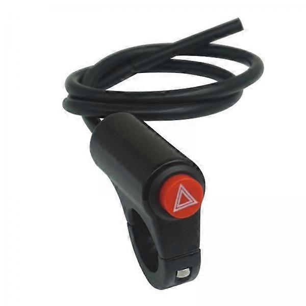 2xMotorcycle Hazard Light Switch Button Push Button for Motorbike Replacement