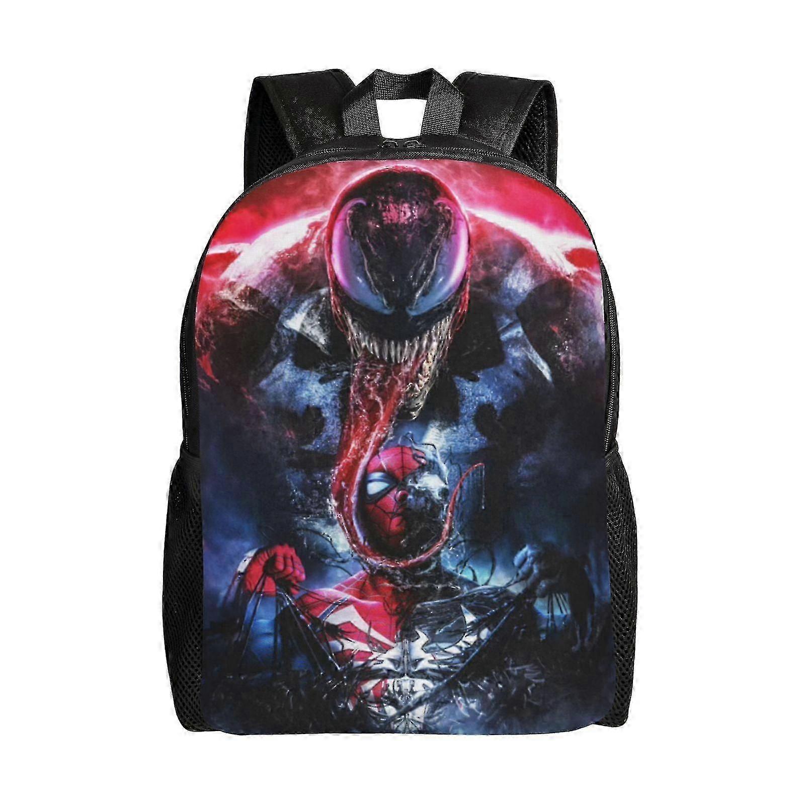 ヴェノムにインスパイアされた小学生向けキッズバックパック、ティーンエイジャーと男の子のためのスタイリッシュなブックバッグ、モデルe6191