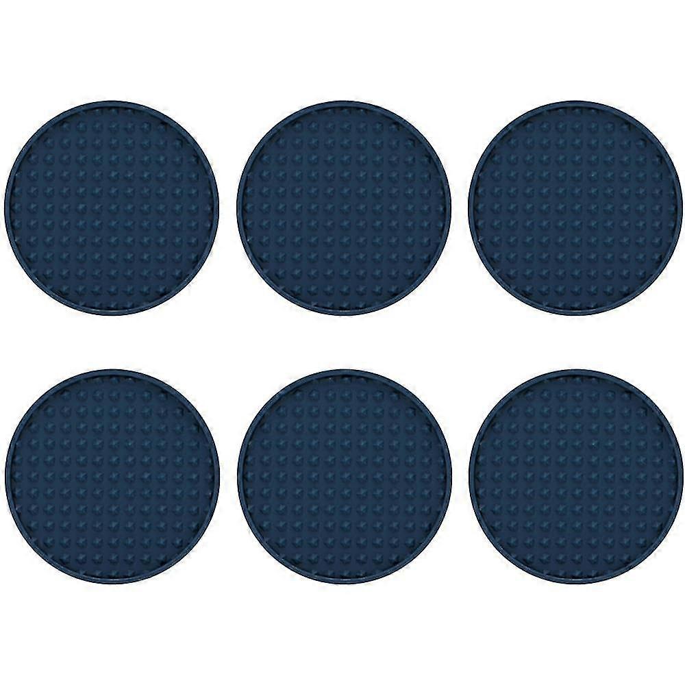 12 stk mini rustfritt stål issukkertang for forretter, teselskap, kaffebar, desserter - blå