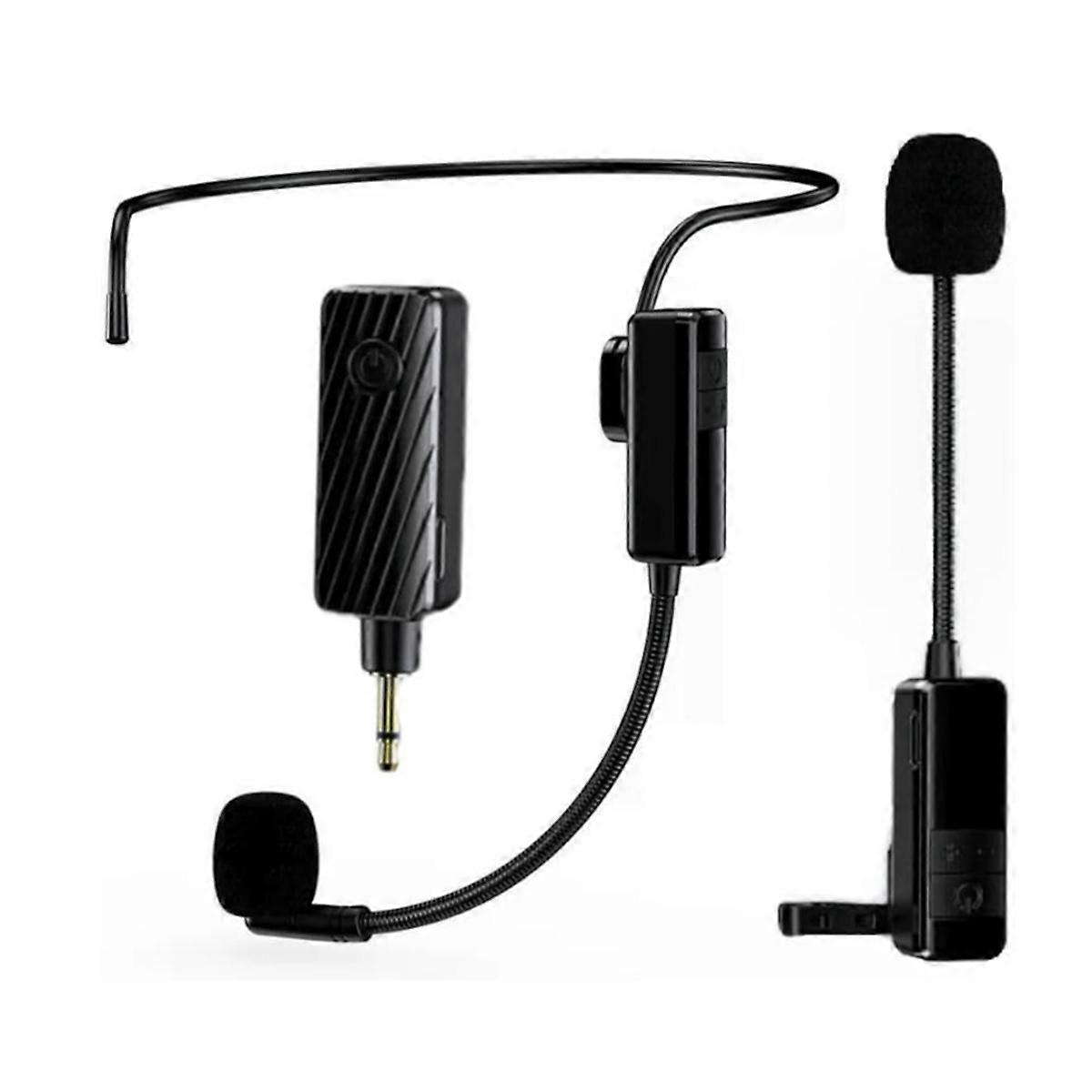 Head Microphone Wireless, Head Sets with Microphones for Speakers PA System Voice Amplifier Wireles