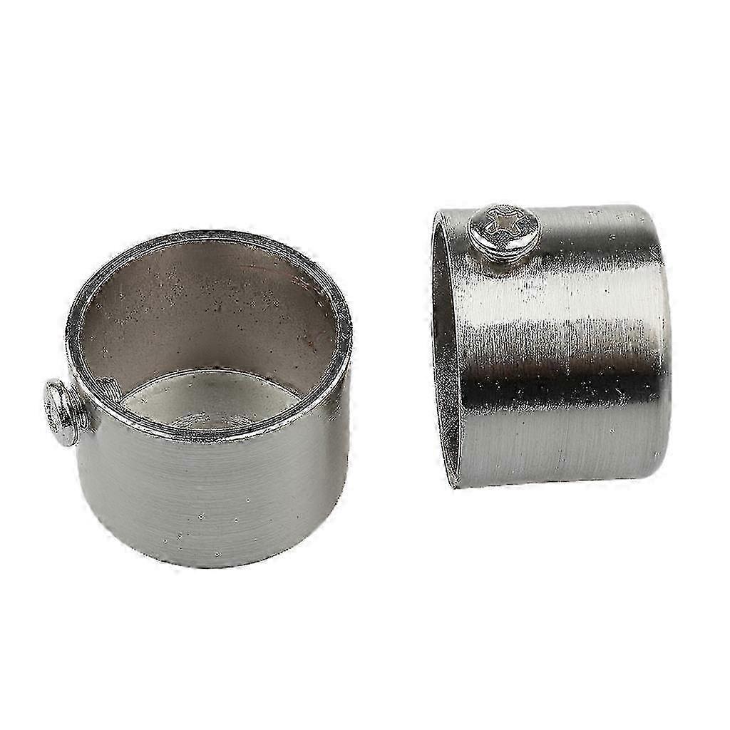 Recessed Mount Adjustable Curtain Rail Bracket Pair for Heavy Duty Pole Support Accessories 2025