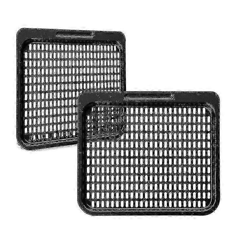 2 قطعة صواني طبخ بديلة مع رف شبكي 10 كيو تي ، ملحقات فرن مقلاة هوائية آمنة لغسالة الصحون
