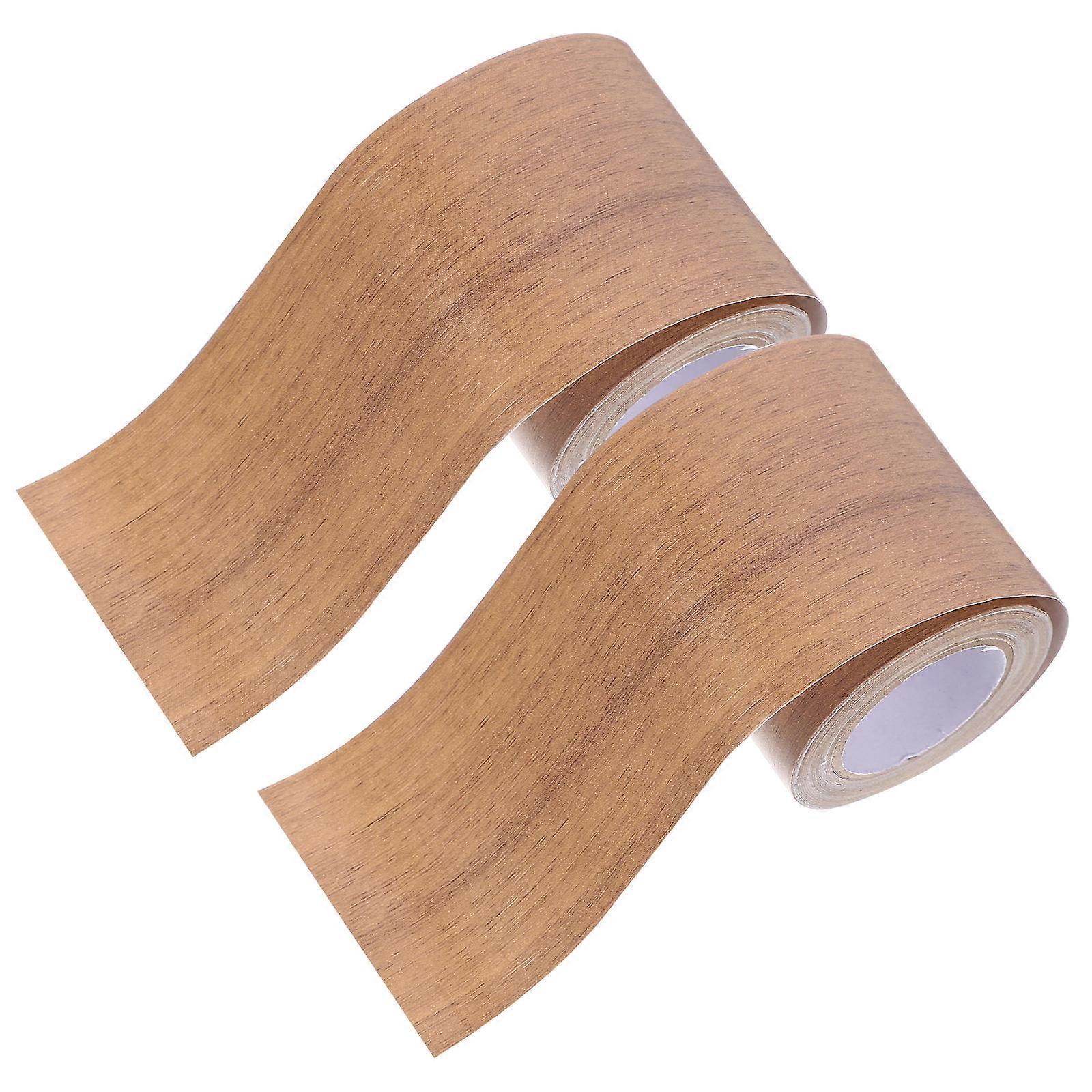 2 Rolls Self Adhesive Baseboard Trims Floor Skirting Boards Wall Baseboard Stickers 5 Meters