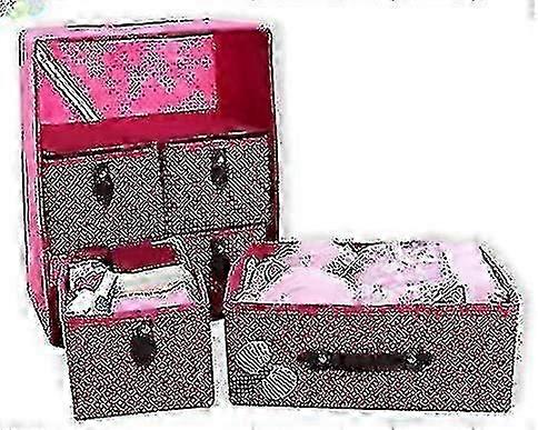 2025 Multifunction Foldable Storage Box Nonwovens Thickened Three Layers 5 Drawers Folding Box Db