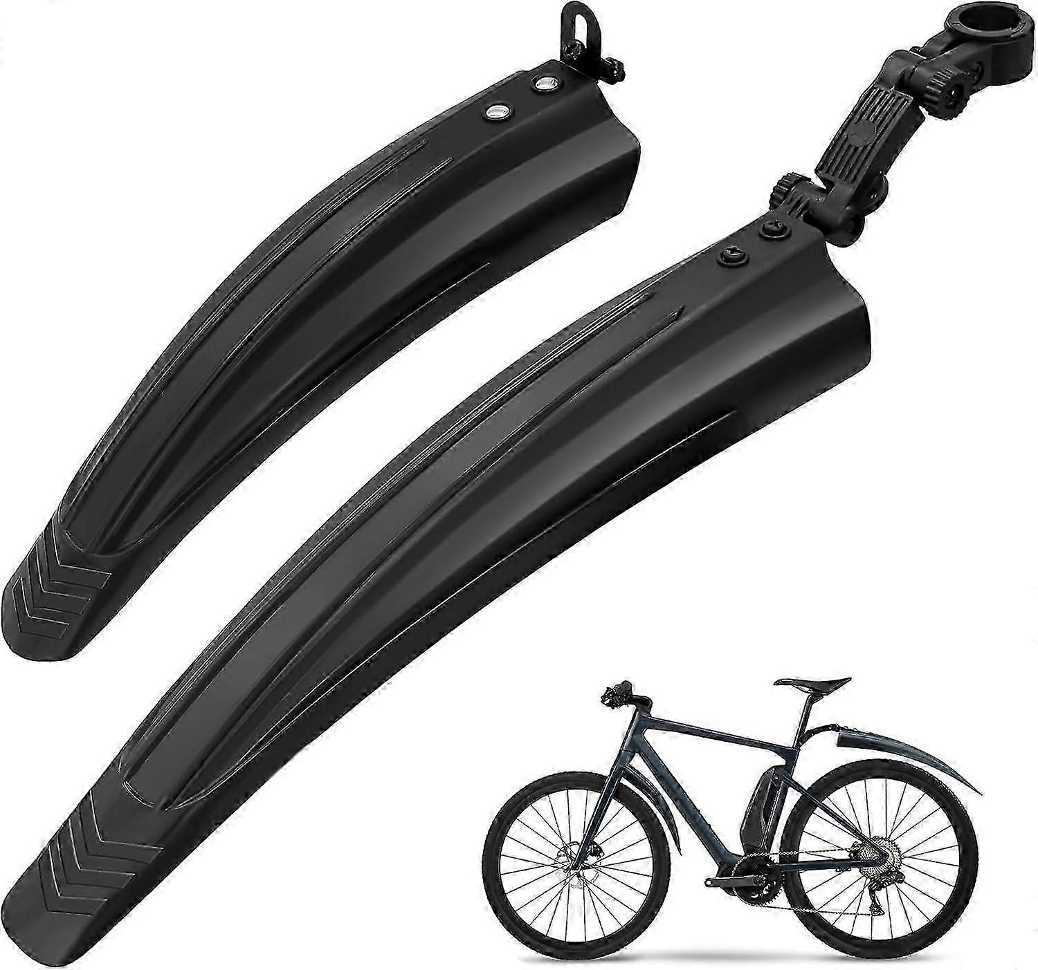 Adjustable Bicycle Mudguard Set for Road and Mountain Bikes - Universal Fit Front & Rear Fenders