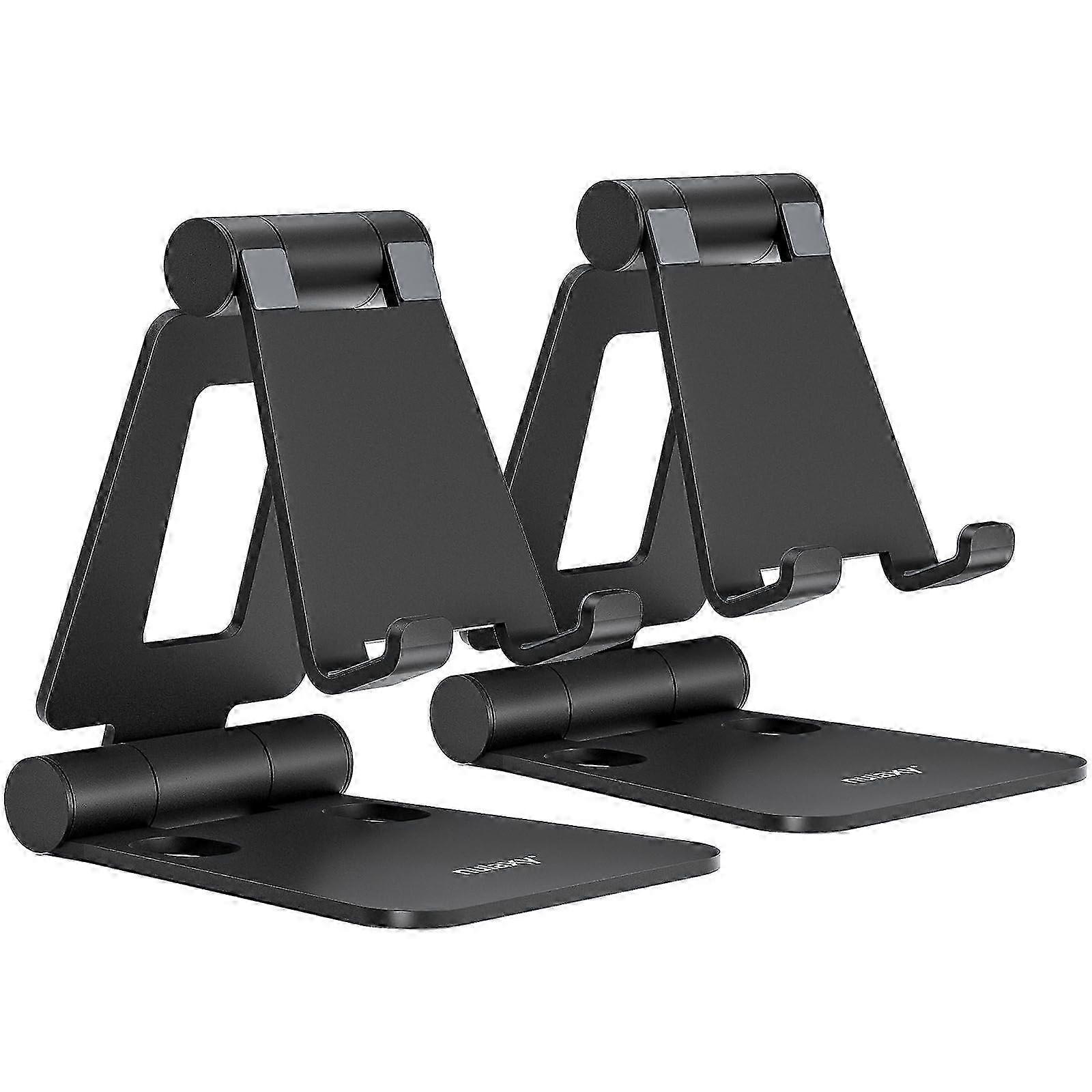 2 Packs Dual Folding Fully Adjustable Tabletop Cell Phone Stand